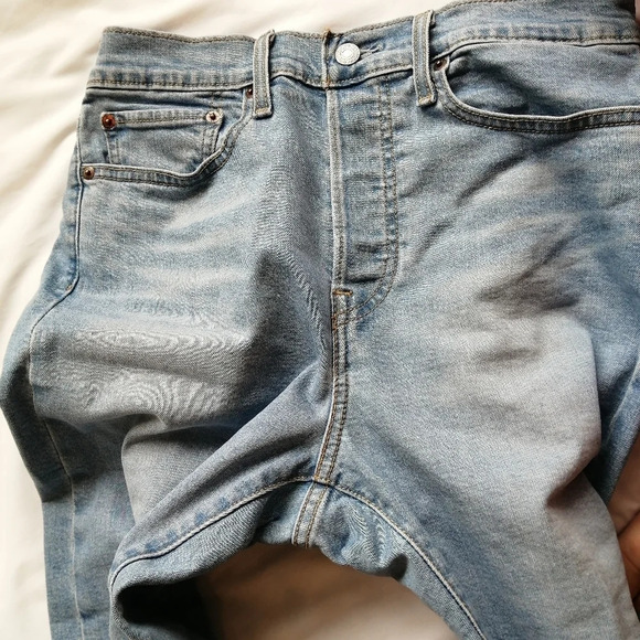 Levi's Wedgie Skinny Jeans in Arctic Freeze High Rise Button Fly Ankle 30 (10) - Picture 12 of 16